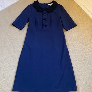 Elegant Navy Blue Dress